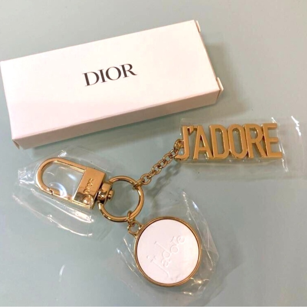 New Authentic Dior Bijou De Sac Bag Charm Keychain J'adore w/ Dior Box; VIP gift - Picture 3 of 9